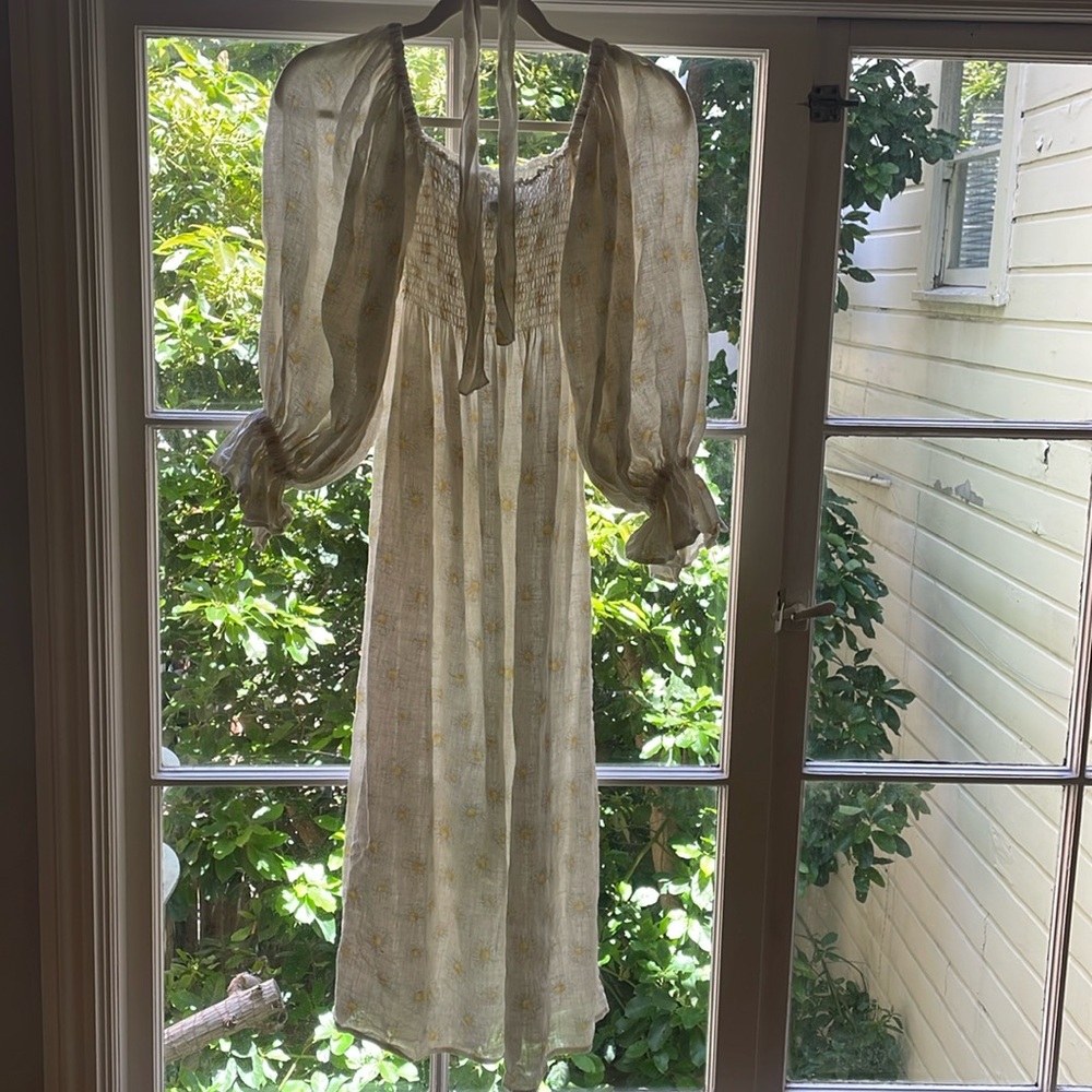 Sleeper Atlanta linen dress